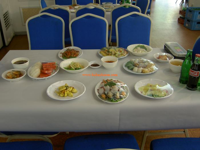 Korean wedding buffet