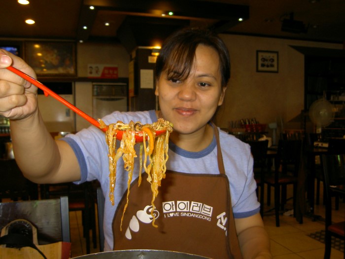 Sindang's famous spicy rice cake