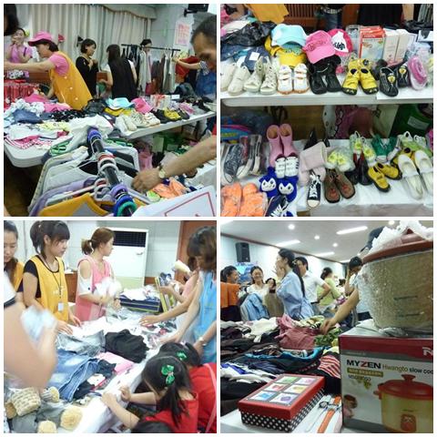 bazaar1 Shoes, toys, clothes and household items on sale