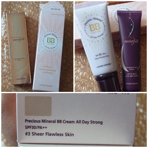 etude house precious mineral bb cream Etude House Precious Mineral BB Cream and Collagen Moistful Primer