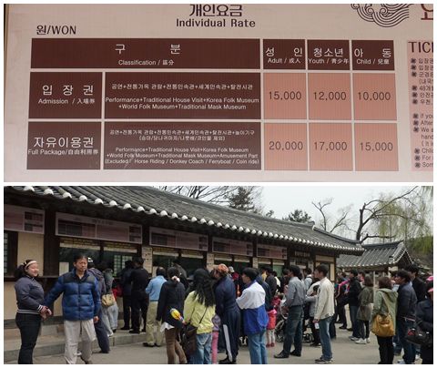 Tickets to Korean Folk Village