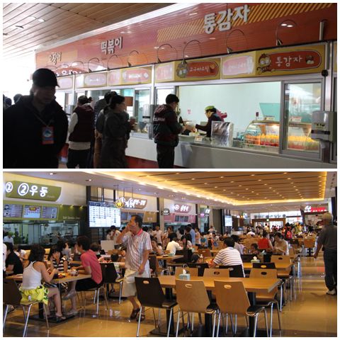 Korean highway rest stops Grab a bite of your favorite Korean snacks; or sit down for a meal.