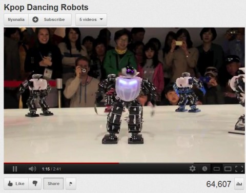 kpop dancing robots