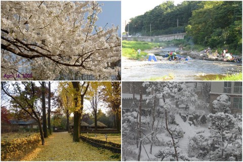 Four seasons in Korea