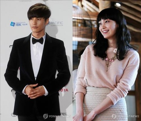 New couple? Won Bin and Lee Na Young