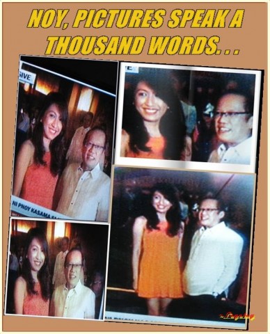 Jeane Napoles and Pnoy at an event in Cebu in November 2012 (Photo from Ang Lagalag ~ FB)