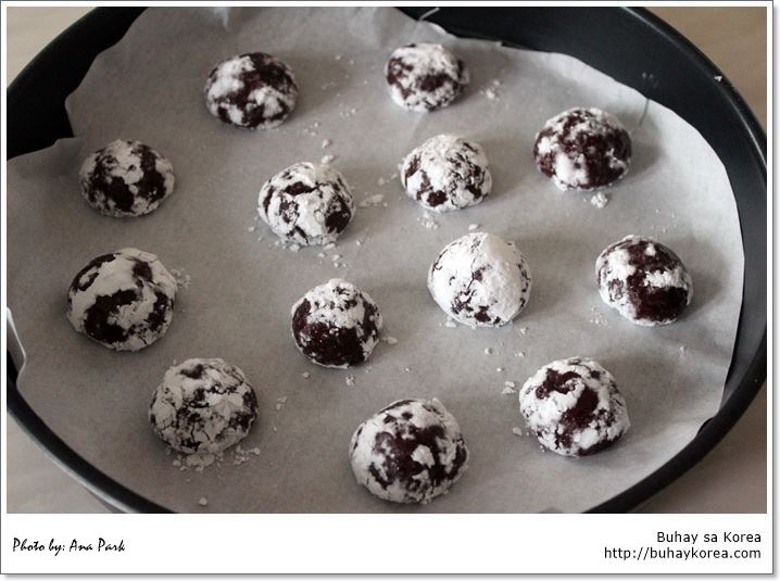 Use a rounded teaspoon for shaping ~