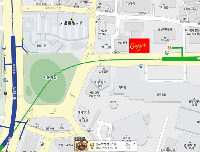 Map to Grevin Museum Seoul