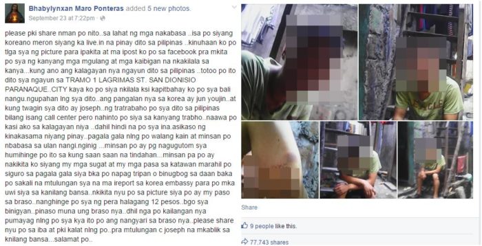 Original post on Facebook