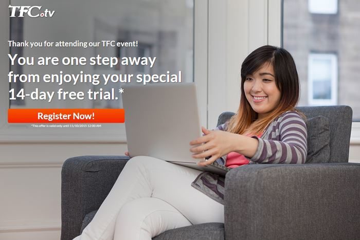 TFC TV in Korea offers a free 14-day trial