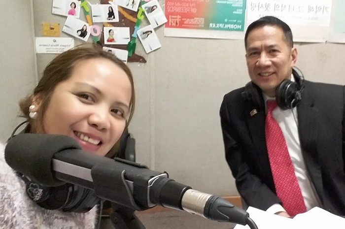 DJ Gennie interviews Amb. Raul Hernandez