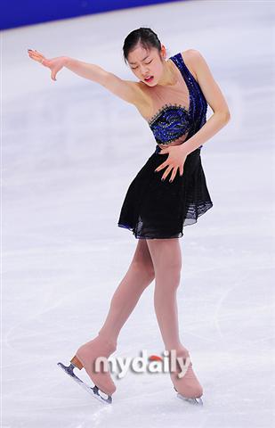kim yuna Kim Yuna at the 2011 ISU World Championships in Russia