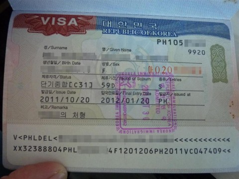 korean visa Korean tourist visa for Filipinos