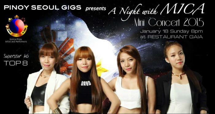 A Night with MICA ~ happening on January 18